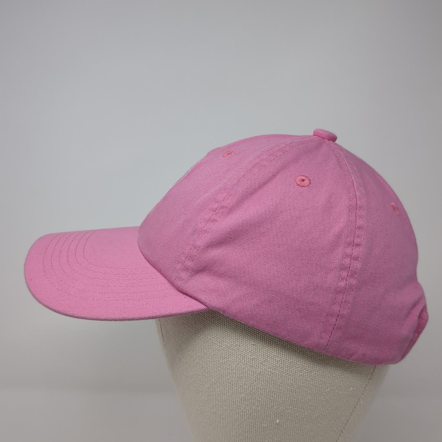 Port Authority Slideback Hat Pink One Size Adjustable Embroidered Logo