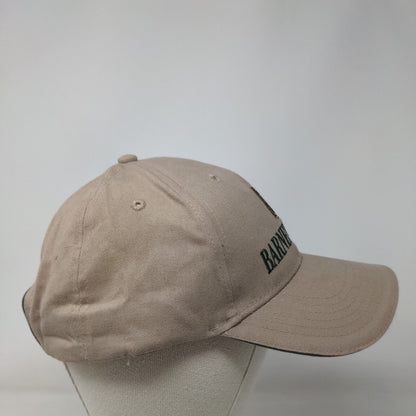 BPI Barney's Pumps Strapback Hat Tan One Size Embroidered 6 Panel Cap America