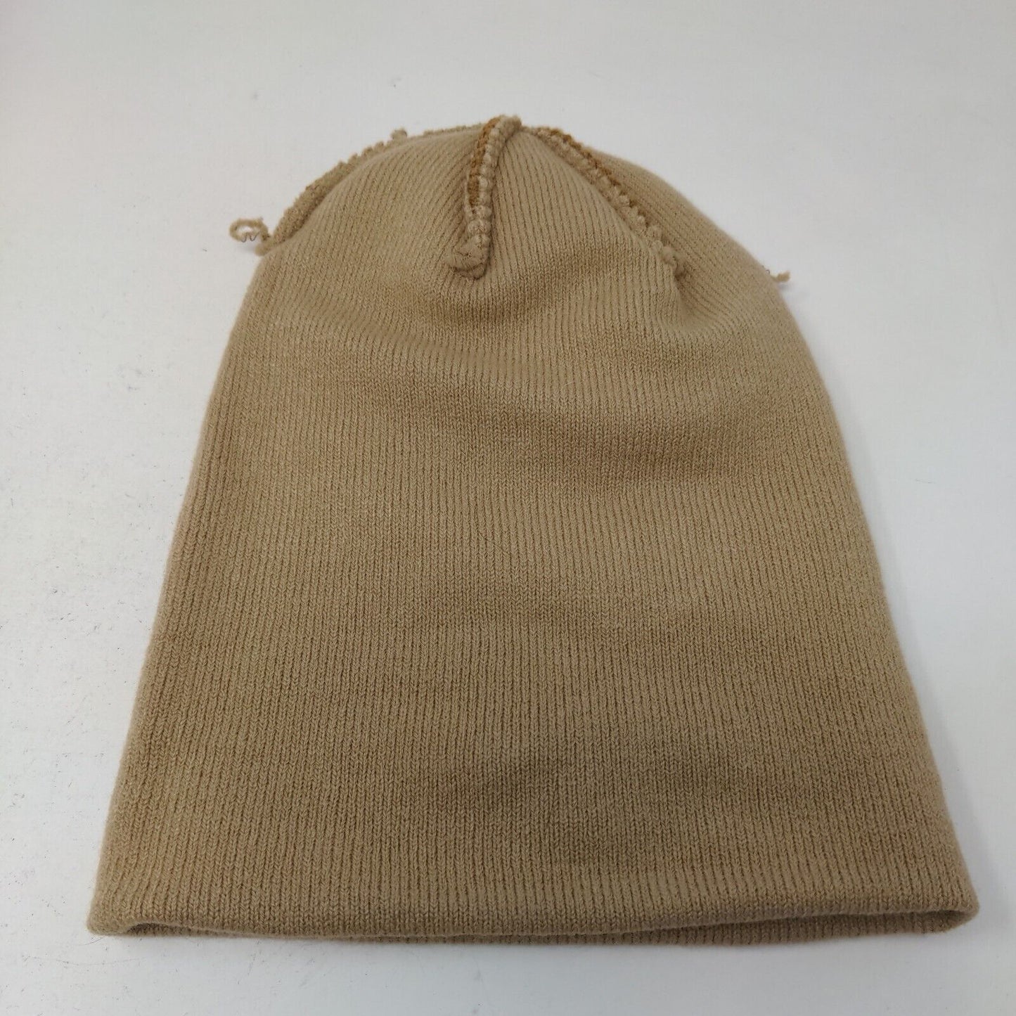 Gertex Boy's Knit Beanie Cap Hat Tan Size 4-6X Reindeer Antlers Ears
