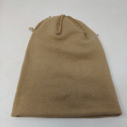 Gertex Boy's Knit Beanie Cap Hat Tan Size 4-6X Reindeer Antlers Ears