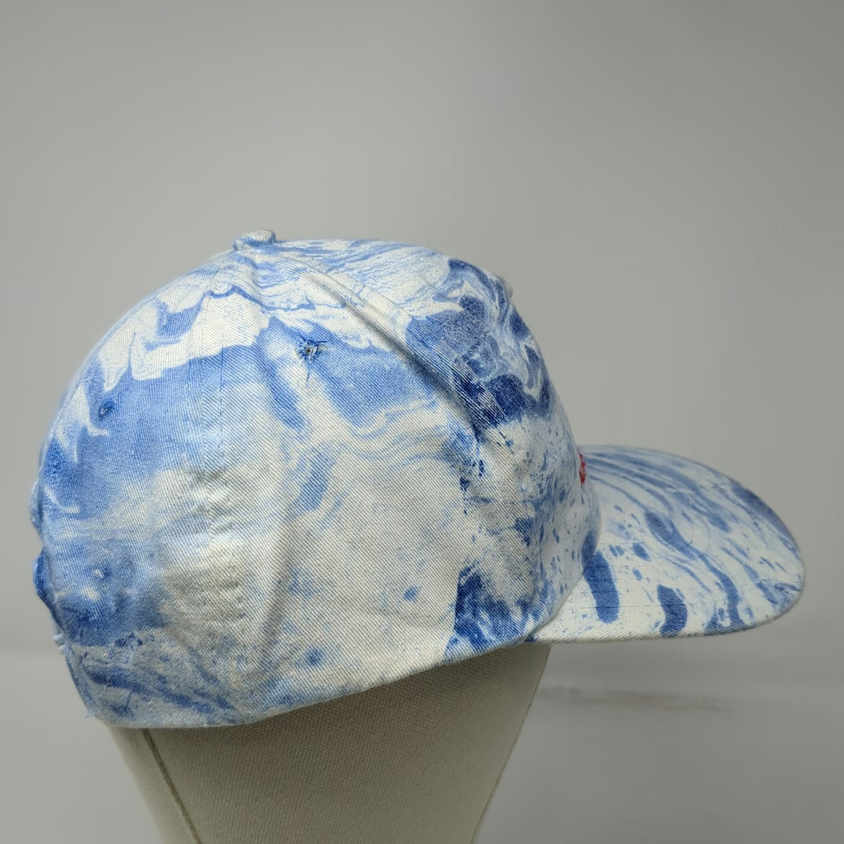 The Sportsman 5 Panel Blue White One Size R-M Automotive Finishes Snapback Hat