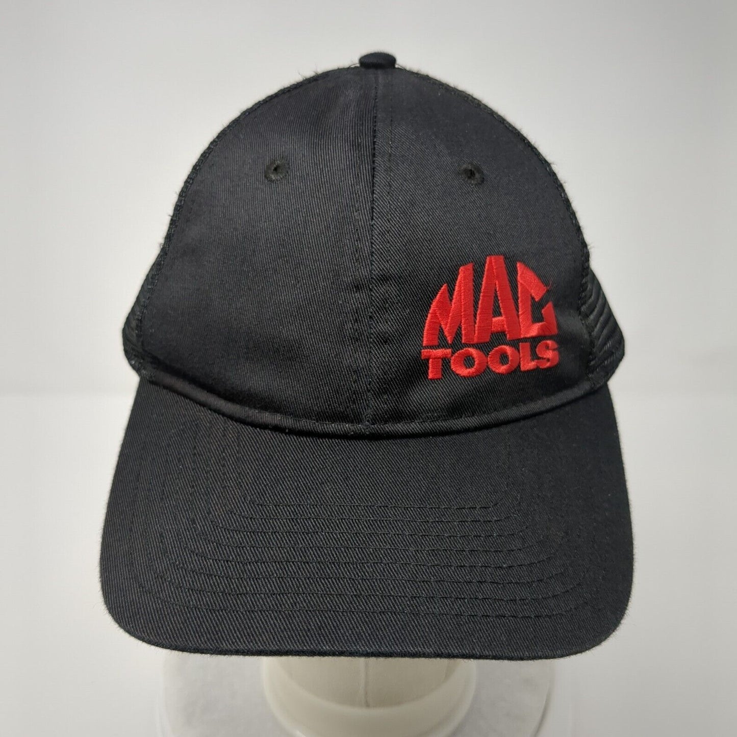 MAC Tools Snapback Trucker Hat Black OSFA Mesh Back Adjustable Solid