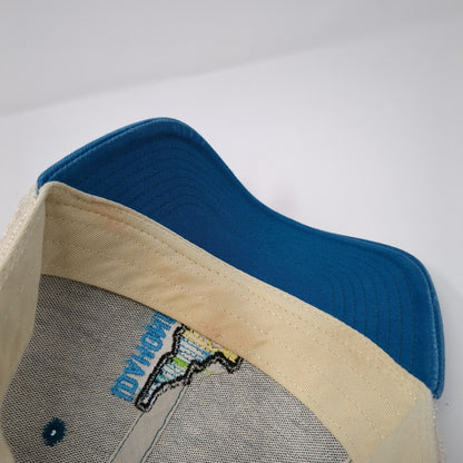 Idahonian Strapback Trucker Hat Blue One Size Adjustable Mesh Back Ouray