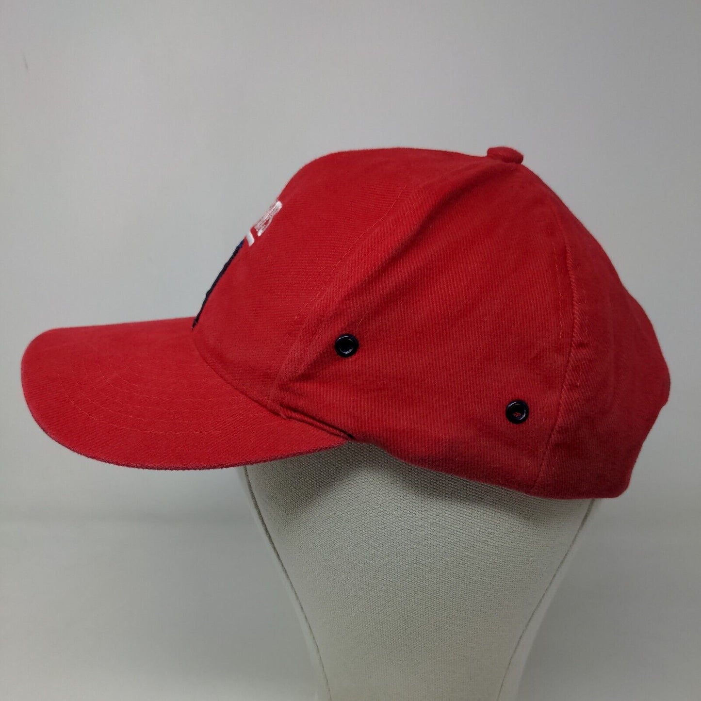 Logo 7 Men's Snapback Hat Red Size OSFA Embroidered NFL New York Giants Logo