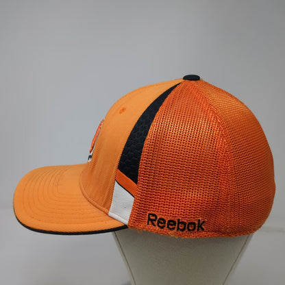 Cincinnati Bengals NFL Reebok Cap Orange XL Mesh Stretch Fit Curved Brim Hat
