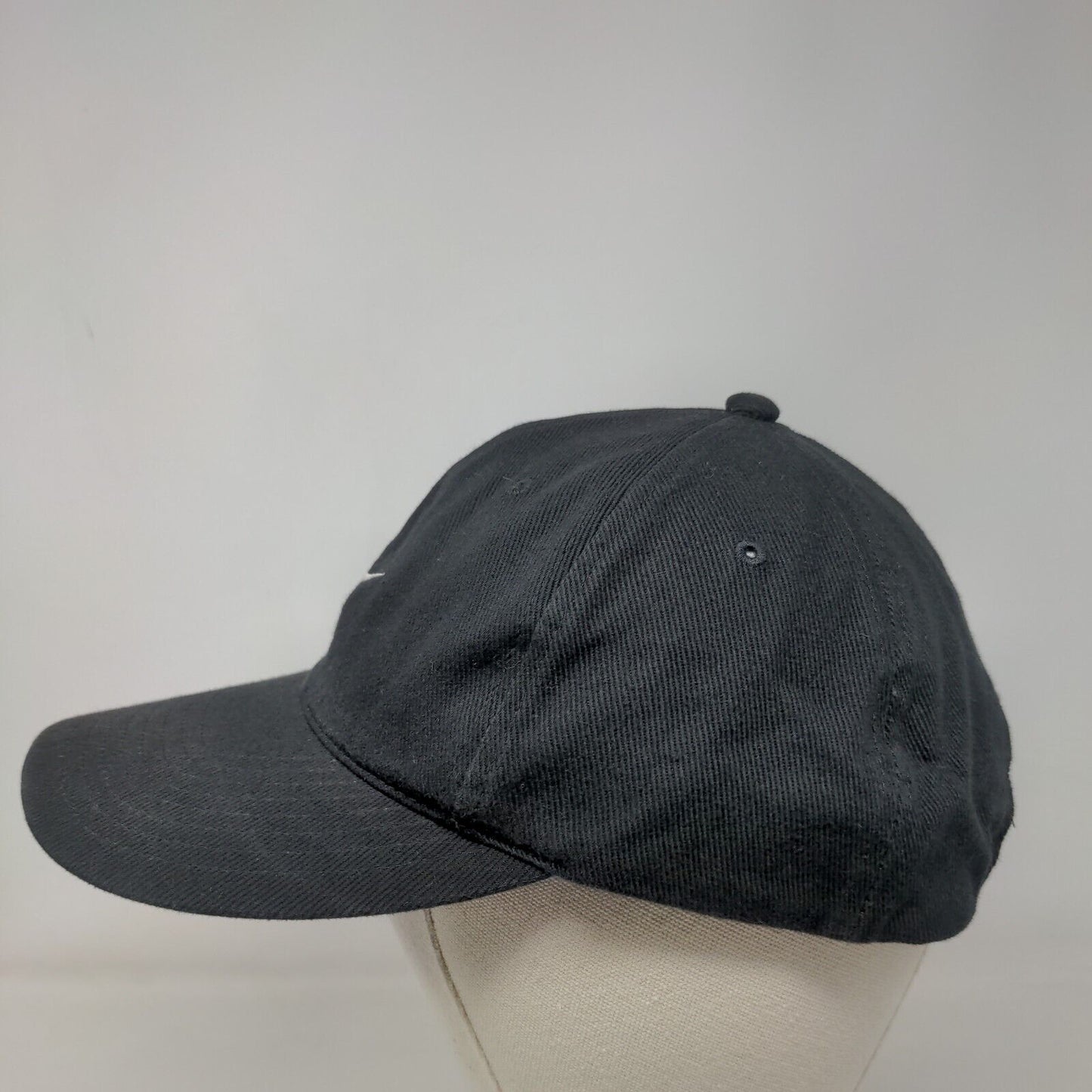 Nike Golf Strapback Hat Black OSFA Adjustable Embroidered Swoosh
