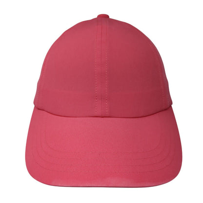Apana Ponyback Strapback Hat Pink One Size Adjustable Breathable Mesh Blank