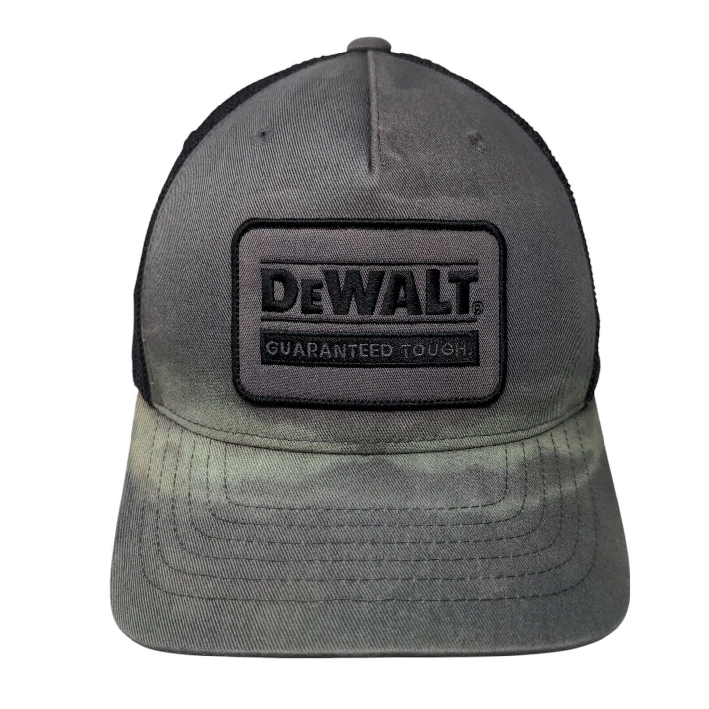 Dewalt Guaranteed Tough Snapback Trucker Hat Gray One Size Flexfit Adjustable