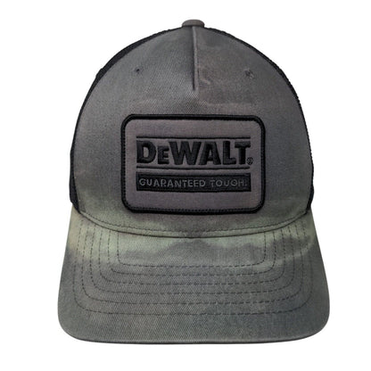 Dewalt Guaranteed Tough Snapback Trucker Hat Gray One Size Flexfit Adjustable