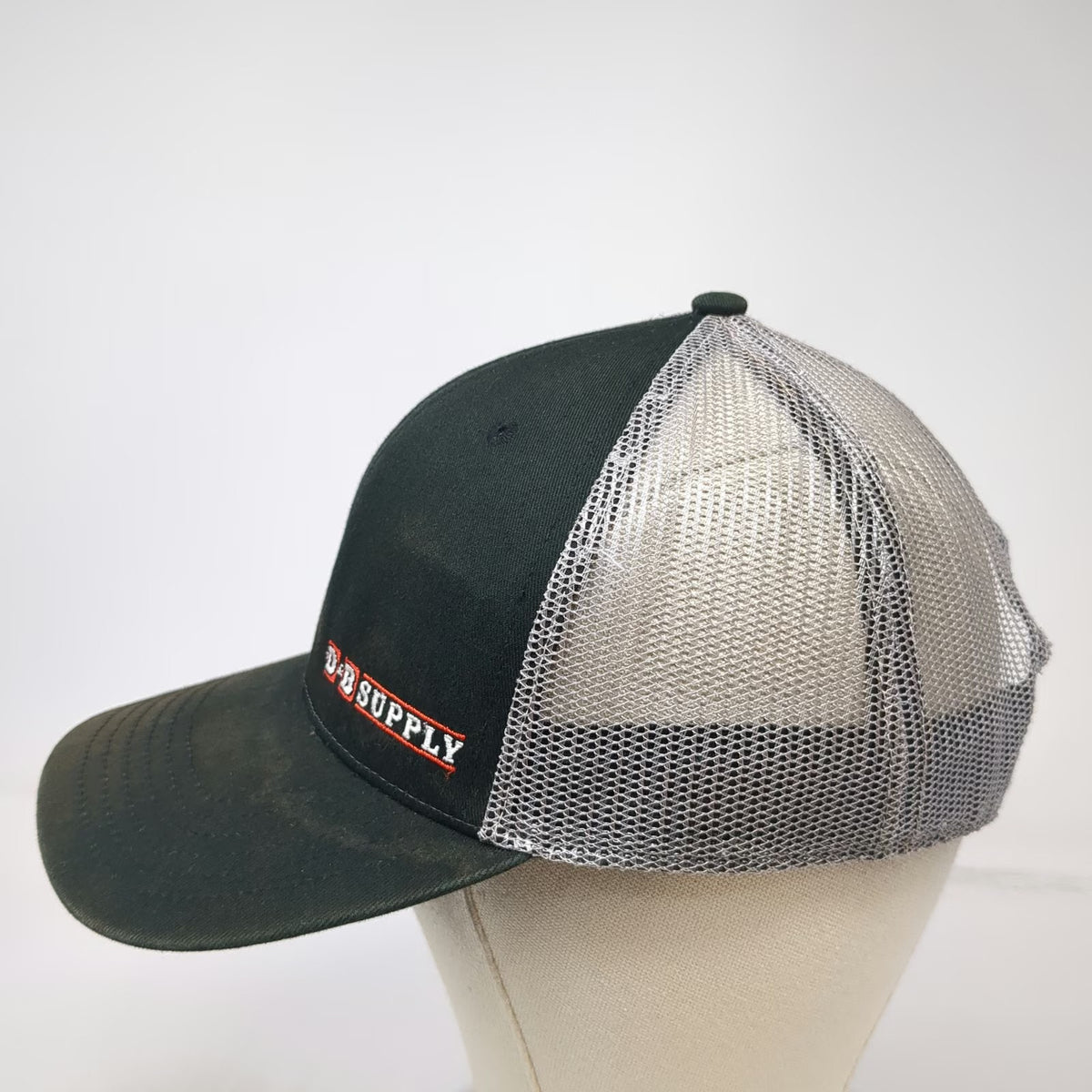 Outdoor Cap Trucker Hat Black One Size Mesh Back D & B Supply Snapback