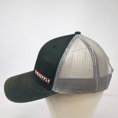 Outdoor Cap Trucker Hat Black One Size Mesh Back D & B Supply Snapback
