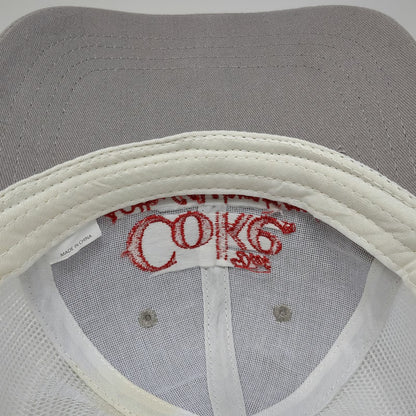 Cap America Diet Coke 40th Celebration Gray Trucker Hat One Size Mesh Snapback