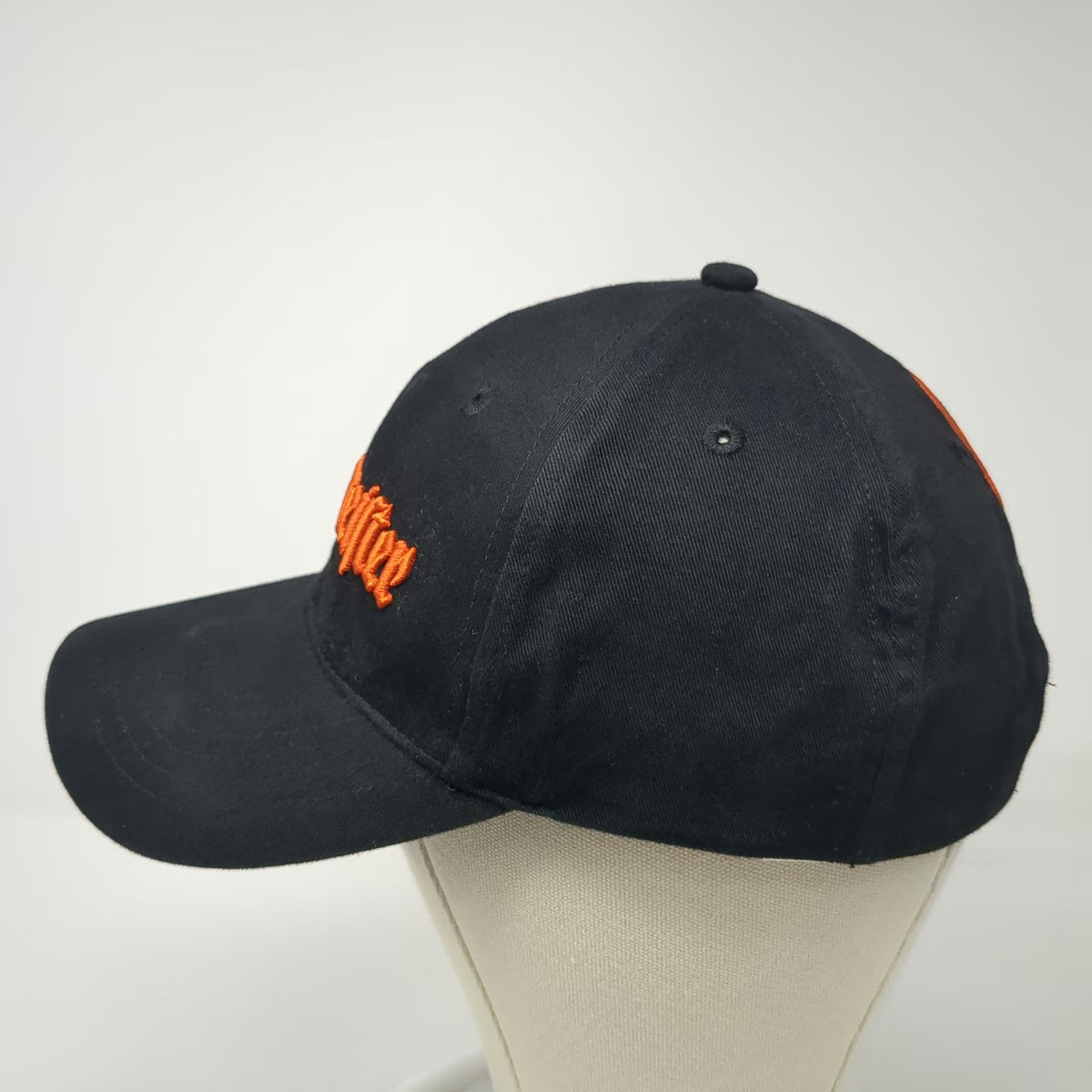 Jagermeister Baseball Cap Black One Size Embroidered Logo Stag Strapback Hat