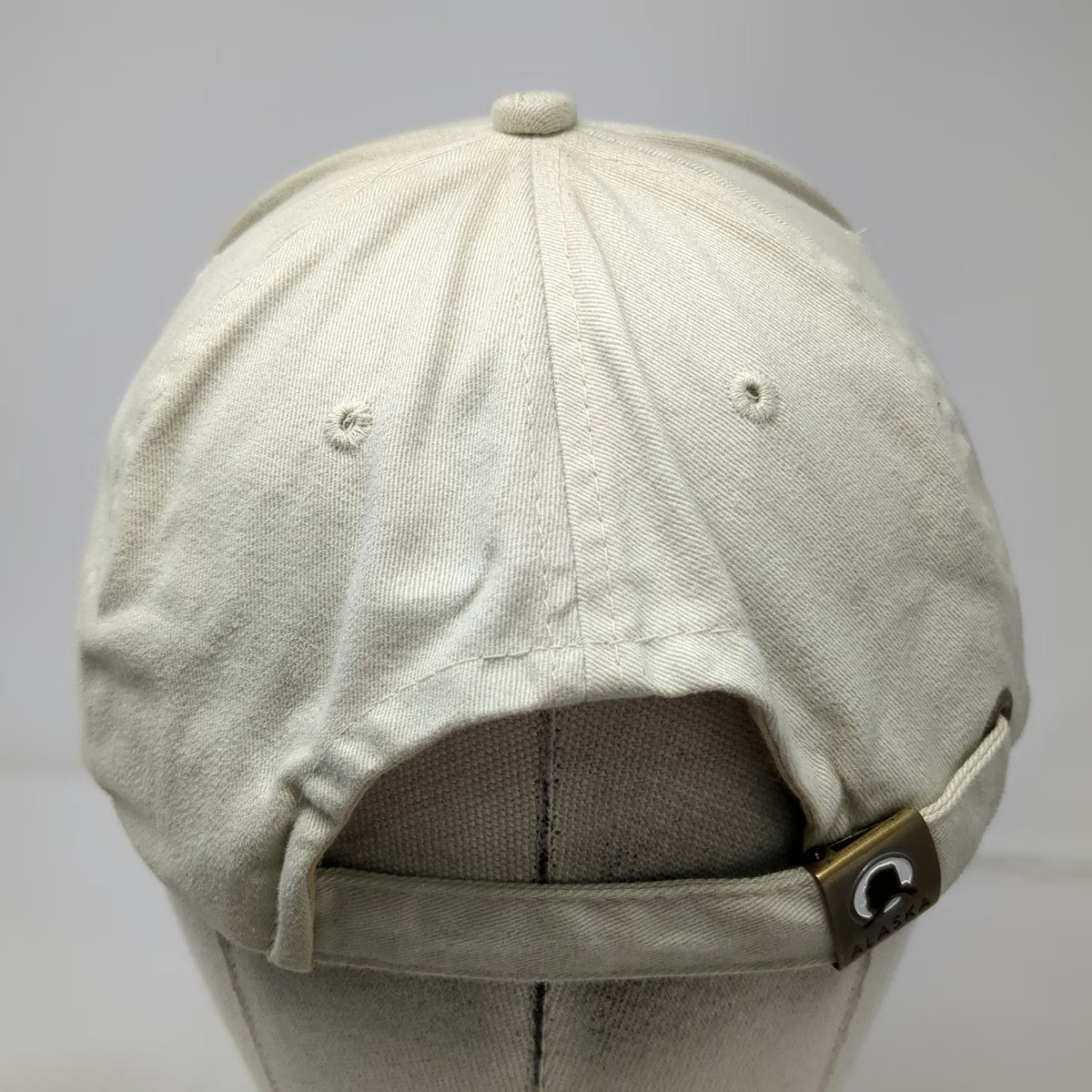 Arctic Circle Enterprises Alaska Baseball Cap Beige OSFM Moose Eagle Hat Pine