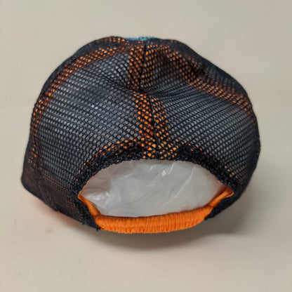 Unbranded Boy's Toddler Stretchy Mesh Back Hat Blue Size 2T-5T Embroidered Logo