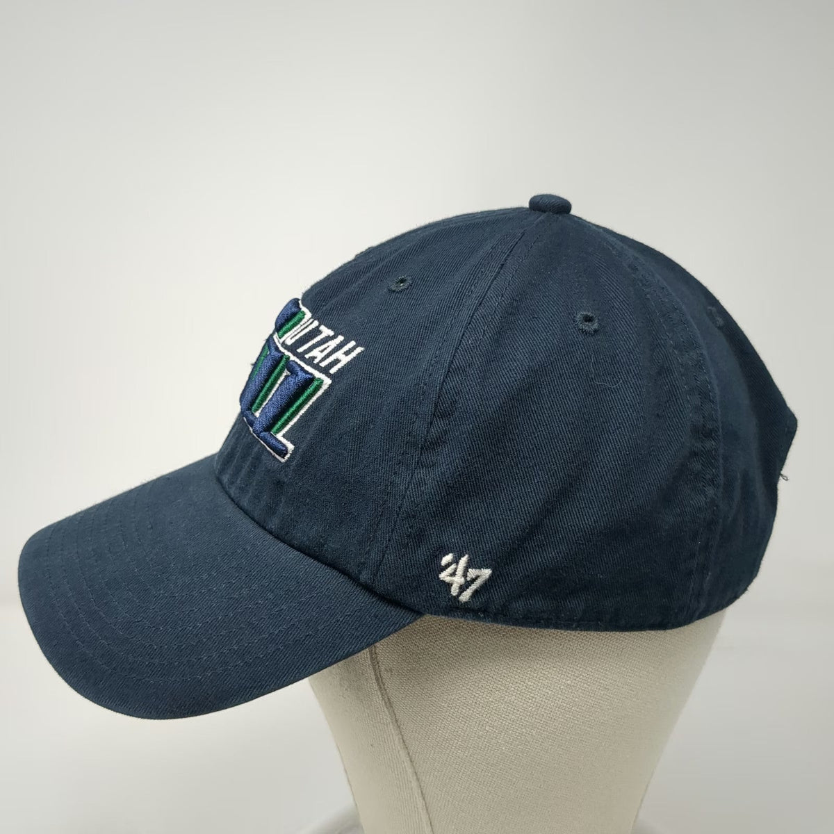 '47 Utah Jazz NBA Blue One Size Cap Adjustable Strap Embroidered Logo Hat