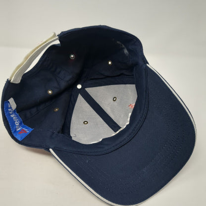 Boat U.S. Since 1966 Strapback Baseball Cap Blue One Size Adjustable Patriotic