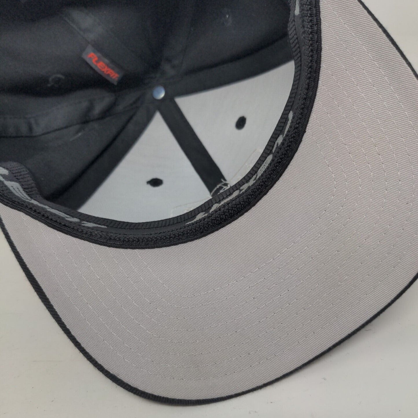 Advanced Sign Fitted Hat Black S/M Flexfit Embroidered 6 Panel Port Authority