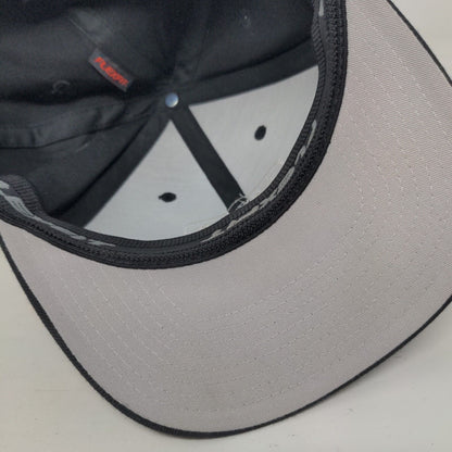 Advanced Sign Fitted Hat Black S/M Flexfit Embroidered 6 Panel Port Authority