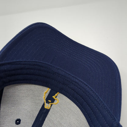 Cotopaxi Snapback Mesh Back Trucker Hat Blue One Size Solid Adjustable