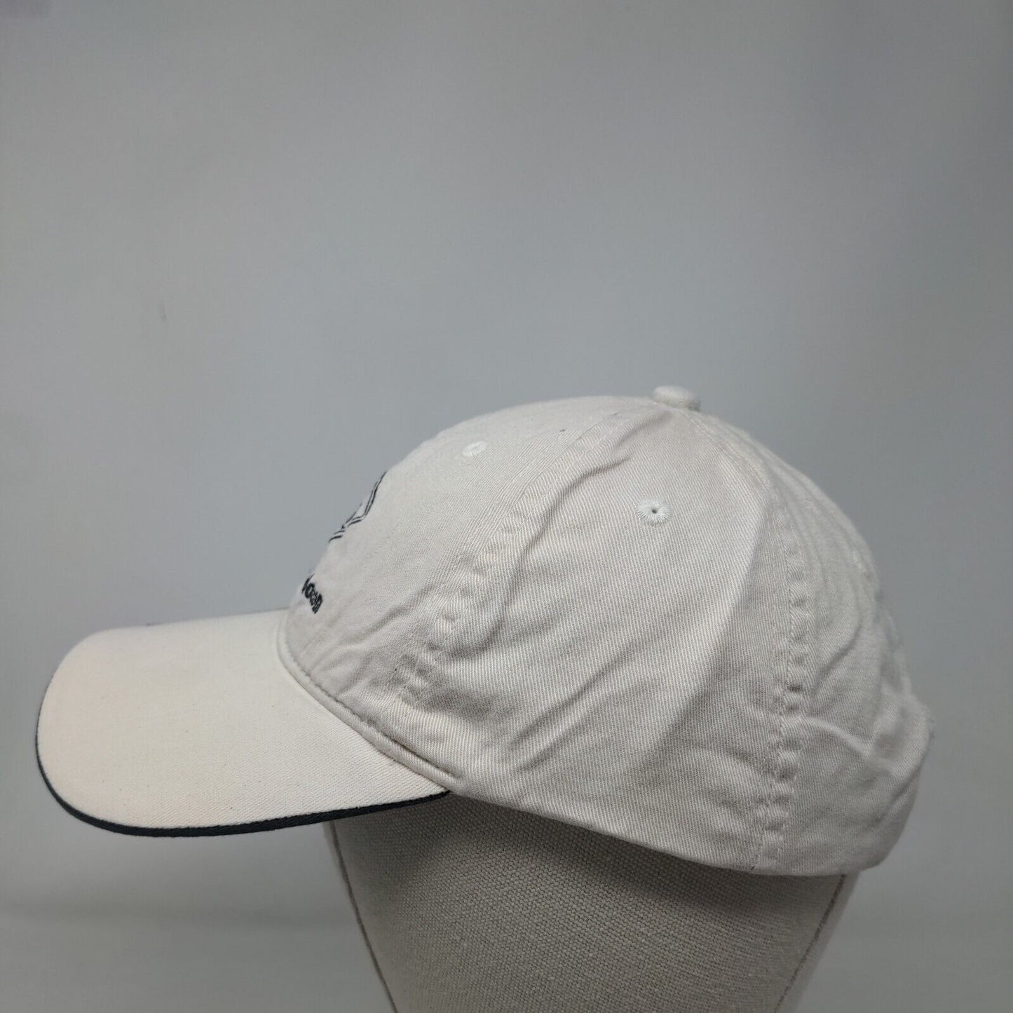 World Quest Orlando Strapback Hat Tan Cream One Size Embroidered Cap America