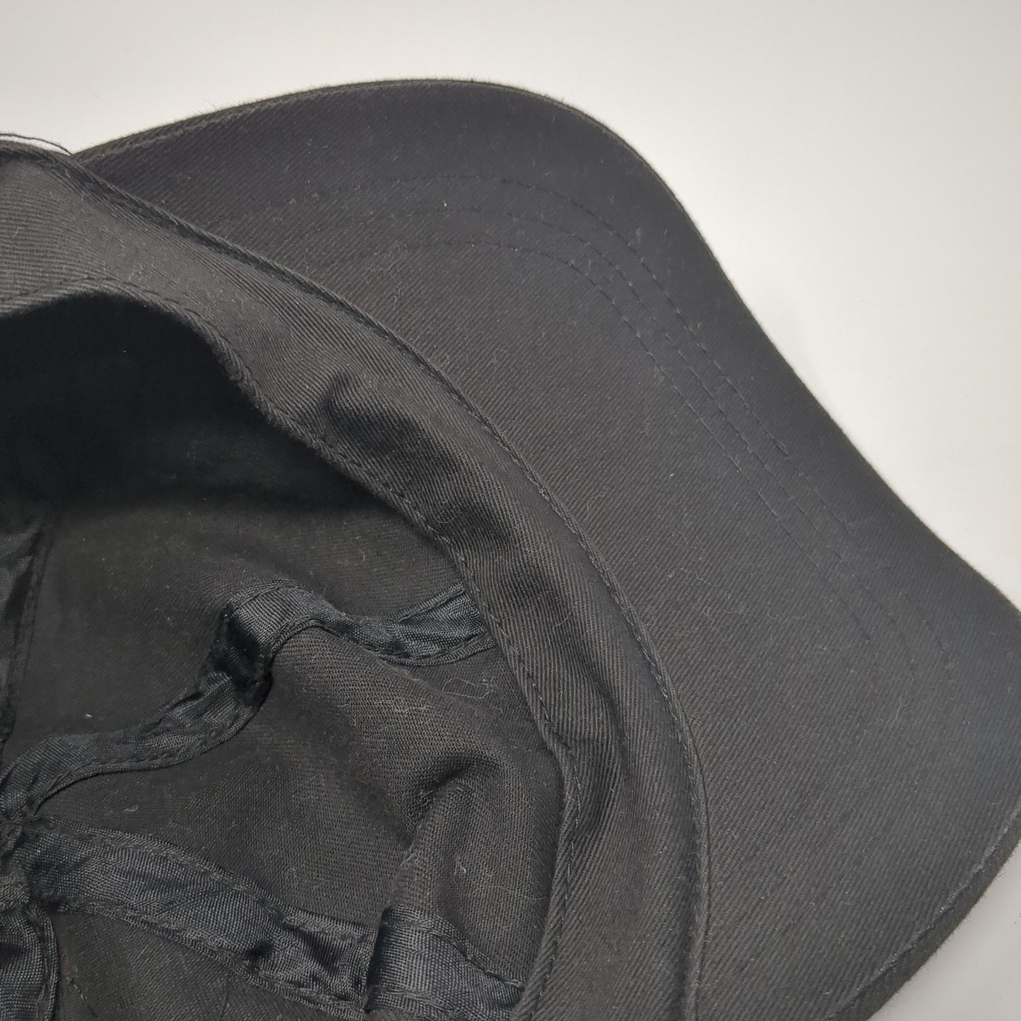 Unbranded Strapback Hat Solid Black One Size Solid Outdoor Adjustable