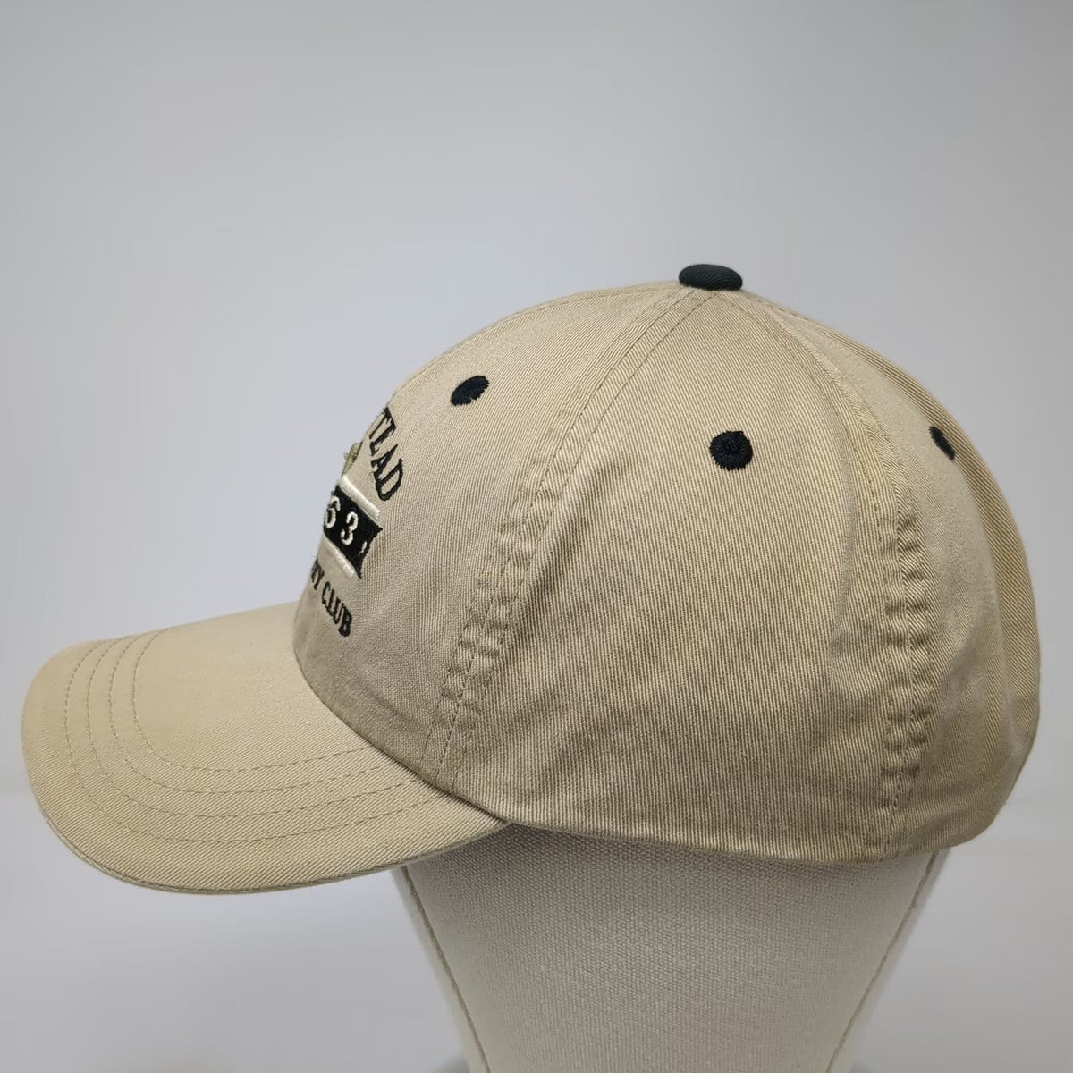 Imperial Farmstead Golf Country Club Baseball Cap Beige One Size Hat Strapback