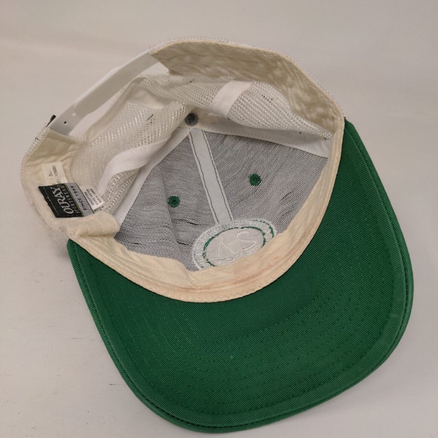 Devil's Thumb Ranch Snapback Mesh Back Trucker Hat Green One Size Ouray