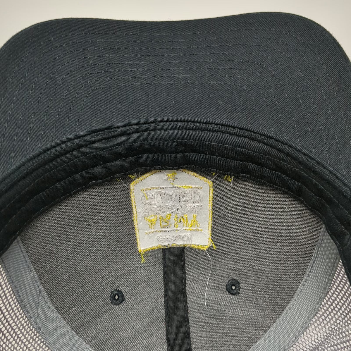 Richardson Trucker Hat Black One Size Georgia Army National Guard Mesh Snapback