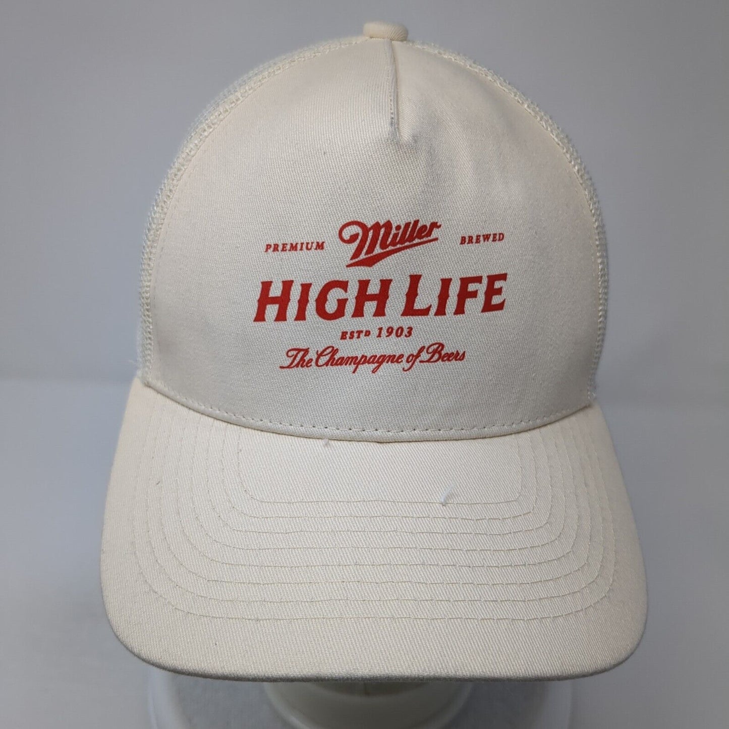 Miller High Life Estd 1903 The Champagne of Beers Trucker Hat One Size Mesh Back