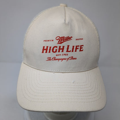 Miller High Life Estd 1903 The Champagne of Beers Trucker Hat One Size Mesh Back