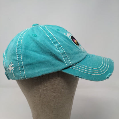 KB Ethos Women's Strapback Hat Blue Adjustable Embroidered Good Times Tan Lines