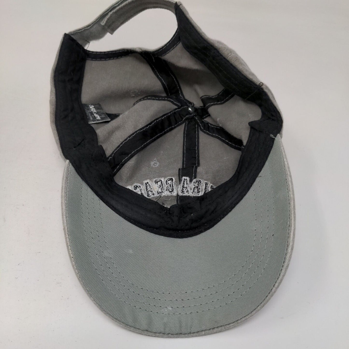Madeira Beach Florida Strapback Hat Gray One Size Embroidered 6 Panel Surf Style