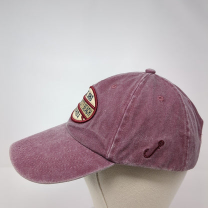Panama City Beach Florida Slideback Hat Red One Size Adjustable DK Caps