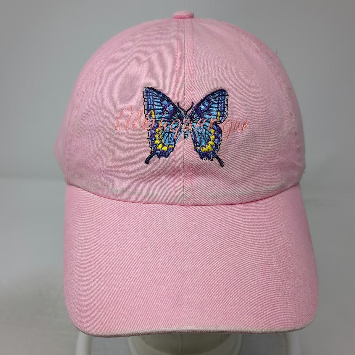 J-HATS Pink Albuquerque Butterfly One Size Baseball Cap Strapback Souvenir Hat