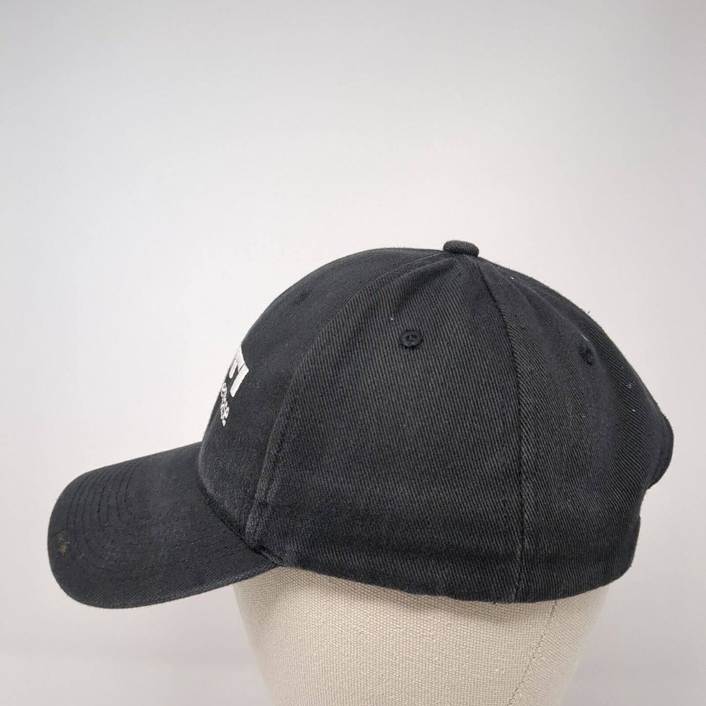 Hilti Expertise In Every Case Slideback Hat Black One Size Leather Strap