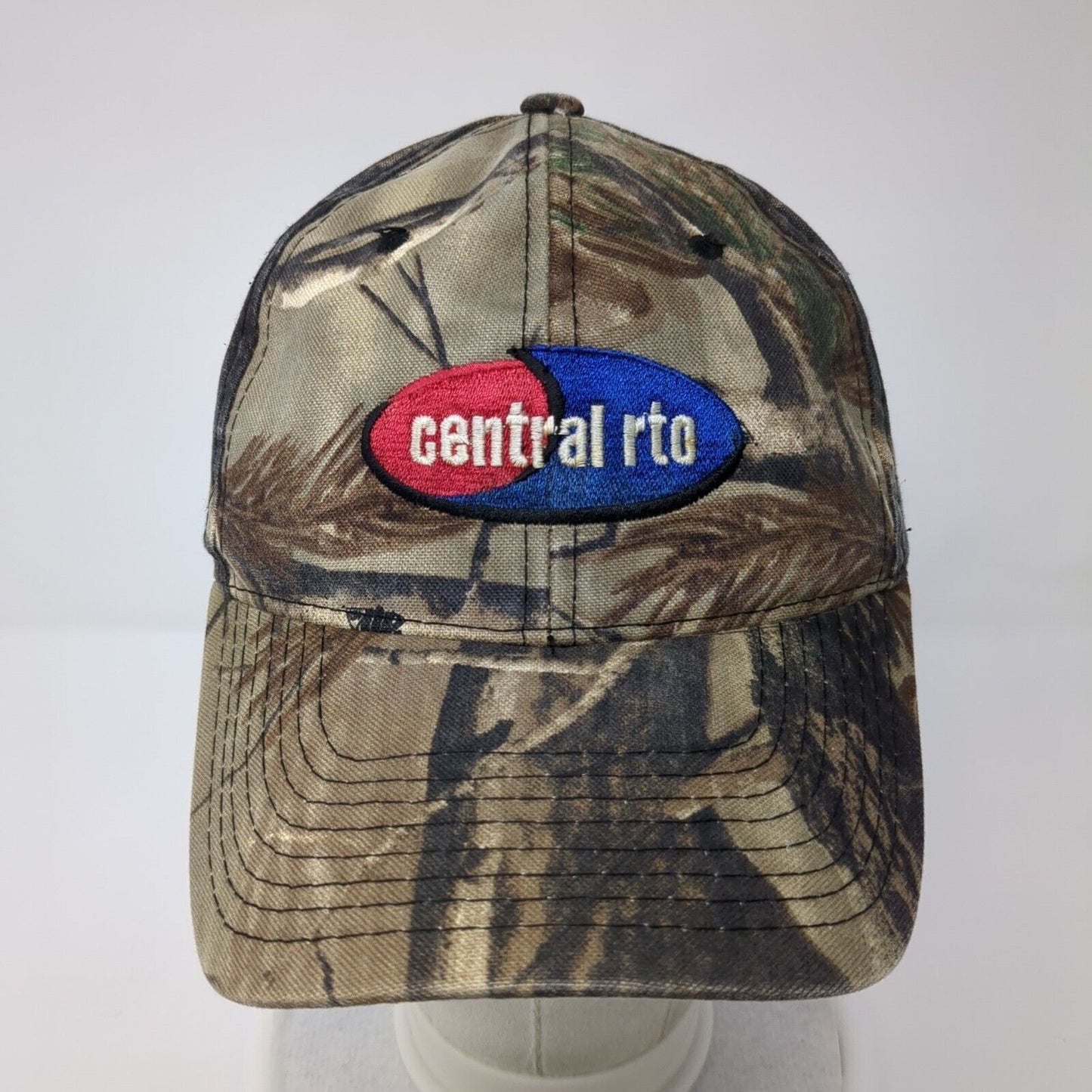 Central Rto Strapback Hat Camouflage One Size Adjustable Embroidered Realtree