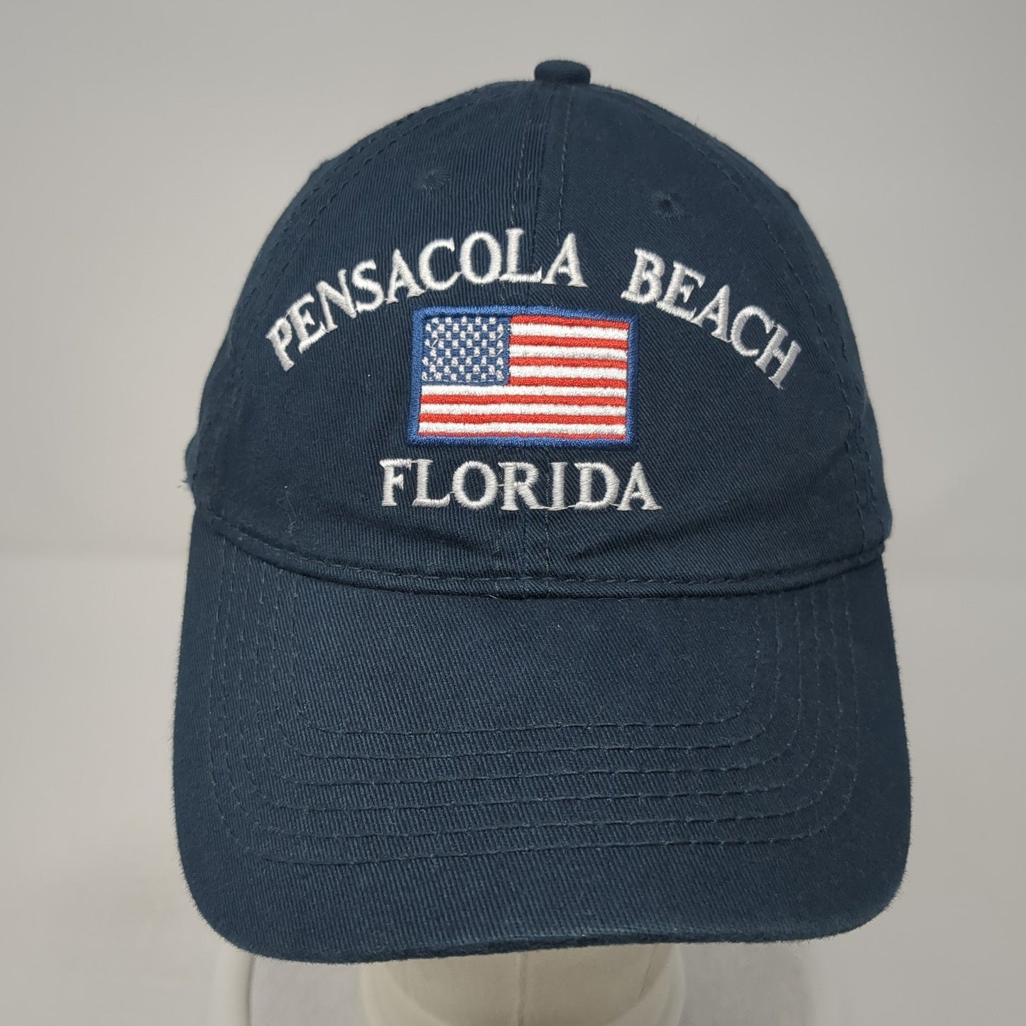 Pensacola Beach Florida Baseball Cap Blue One Size Patriotic Alvin's Island