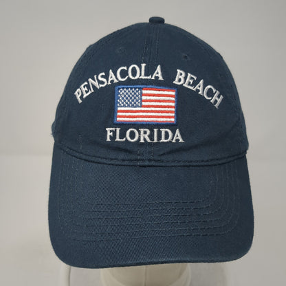 Pensacola Beach Florida Baseball Cap Blue One Size Patriotic Alvin's Island