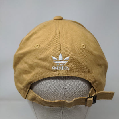 Adidas Trefoil Women's Slideback Hat Tan OSFW Embroidered Logo 3 Stripes