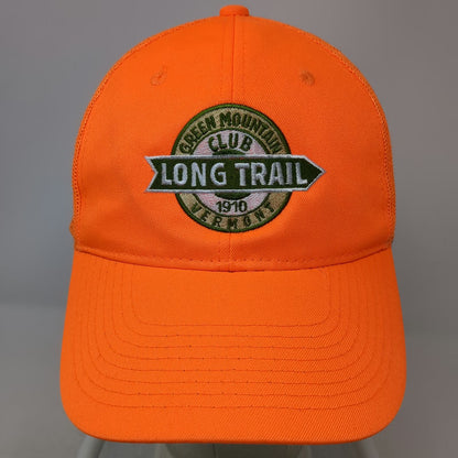Outdoor Cap Baseball Orange One Size Green Mountain Club Long Trail Mesh Hat