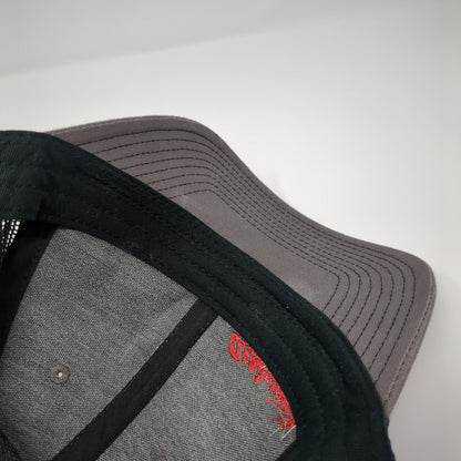 Atkinson's Mirror & Glass Snapback Trucker Hat Gray One Size Mesh Back