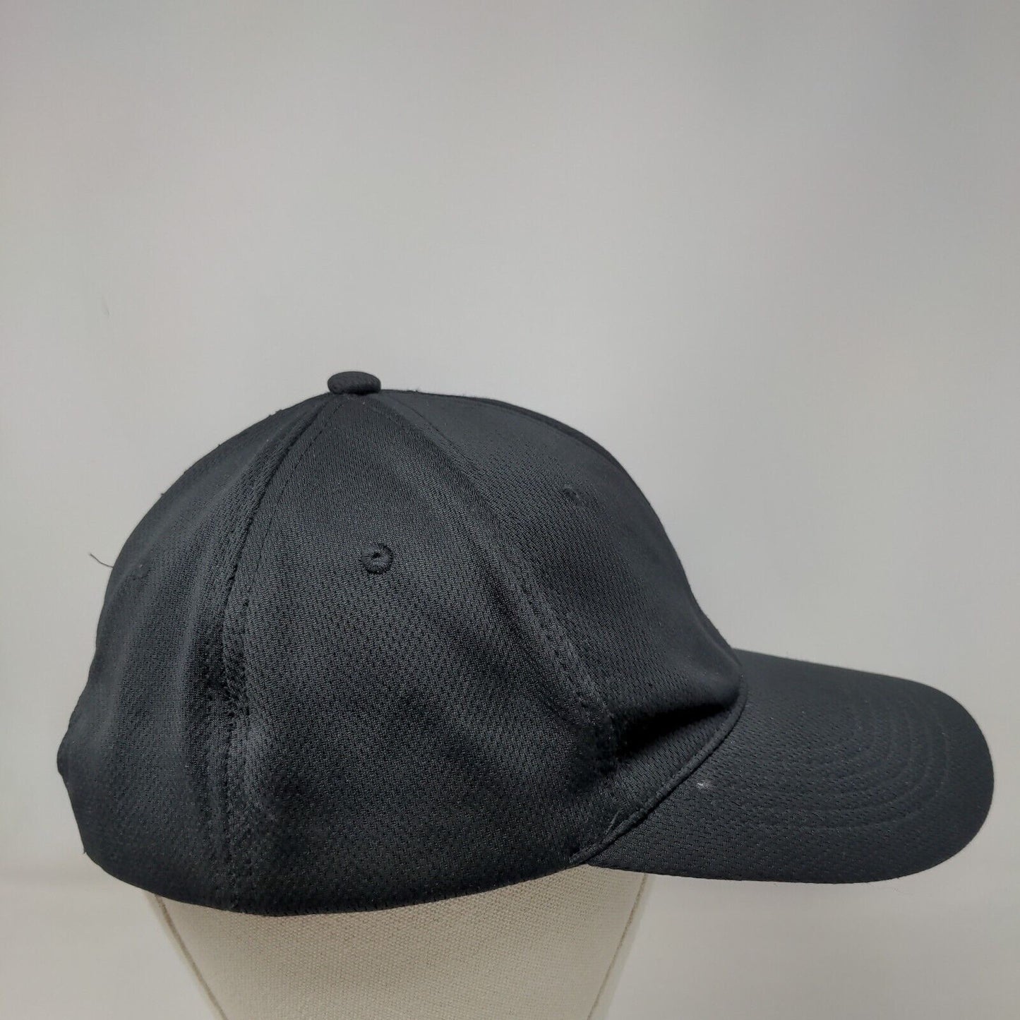 Taco Bell Snapback Hat Black OSFA Embroidered Vent Holes Adjustable