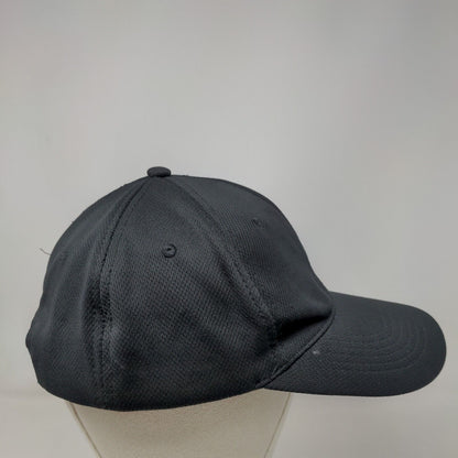 Taco Bell Snapback Hat Black OSFA Embroidered Vent Holes Adjustable