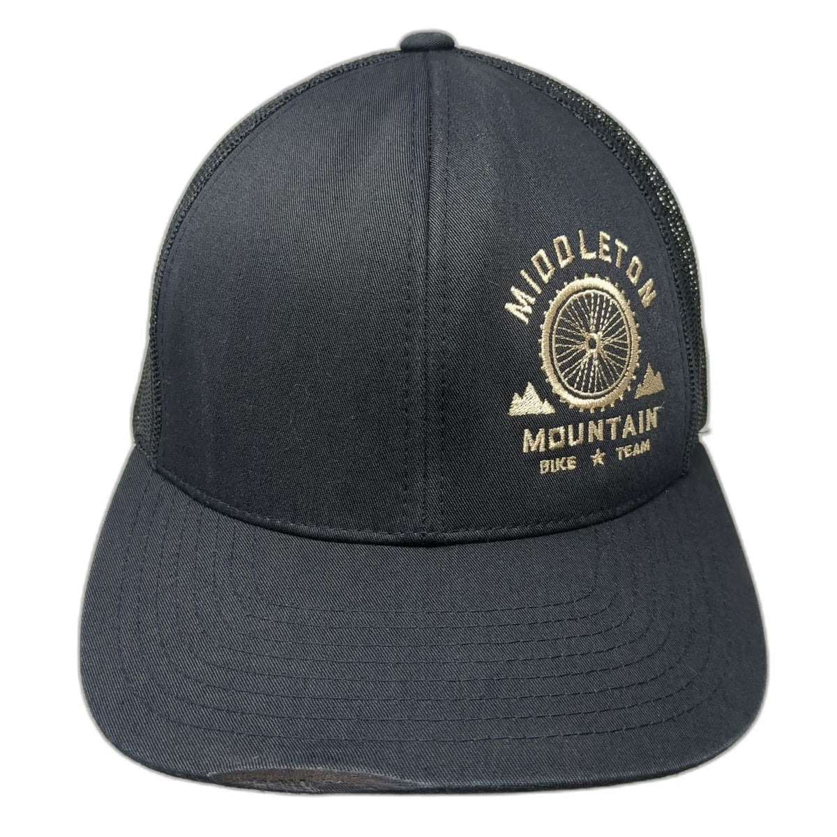 Pacific Headwear Trucker Hat Black One Size Mesh Back Snapback Adjustable hat