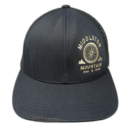 Pacific Headwear Trucker Hat Black One Size Mesh Back Snapback Adjustable hat