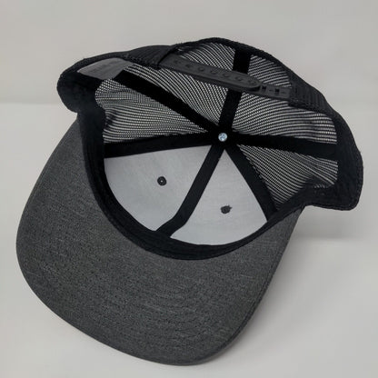 D25 Est. 1999 Snapback Trucker Hat Gray One Size Adjustable Mesh Back Team 365