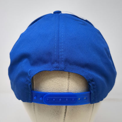 Speedway 5 Panel Blue One Size Tohono O'odham Farms Snapback Hat Rope Brim