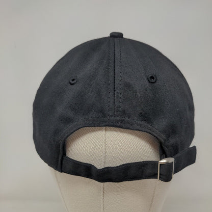 JMN Slideback Hat Black One Size Embroidered Adjustable 6 Panel