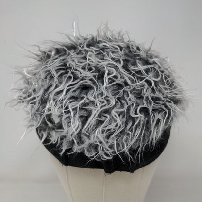 Unbranded Strapback Sun Visor Hat Black One Size Adjustable Hair Wig